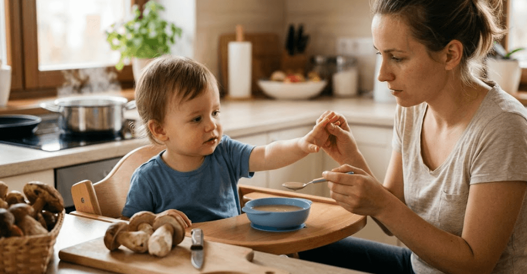 Houby v dětském jídelníčku: Víte, že můžete dětem uškodit?