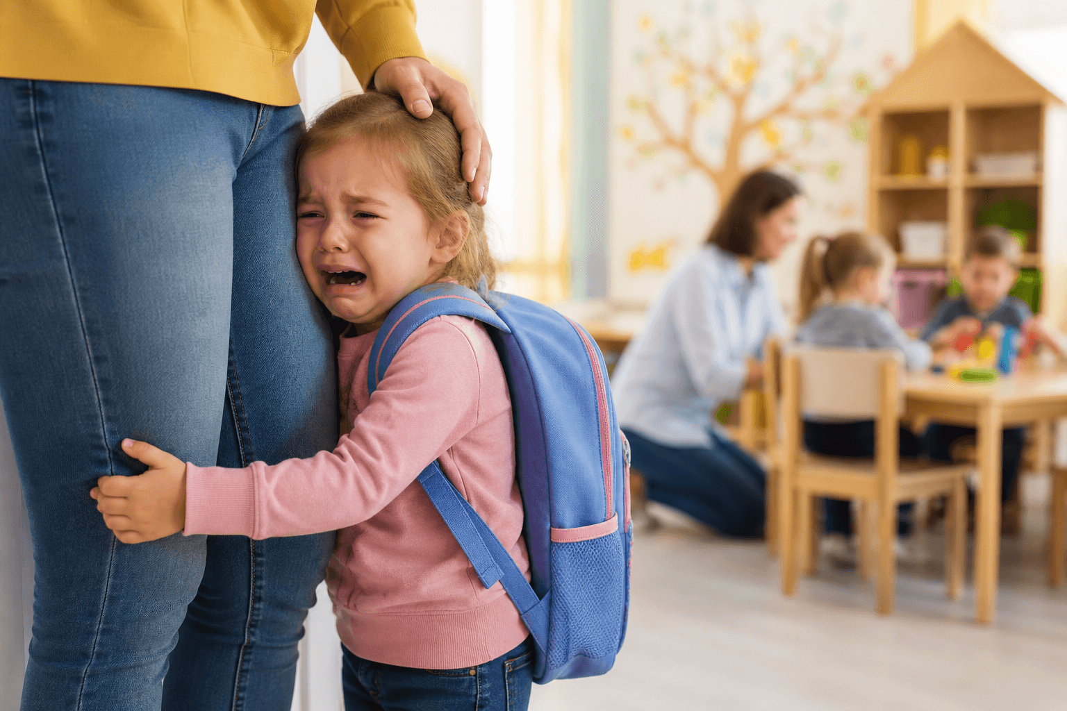 Dítě nechce do školky? Největší chyba je nutit ho, aby se „prostě přestalo bát“