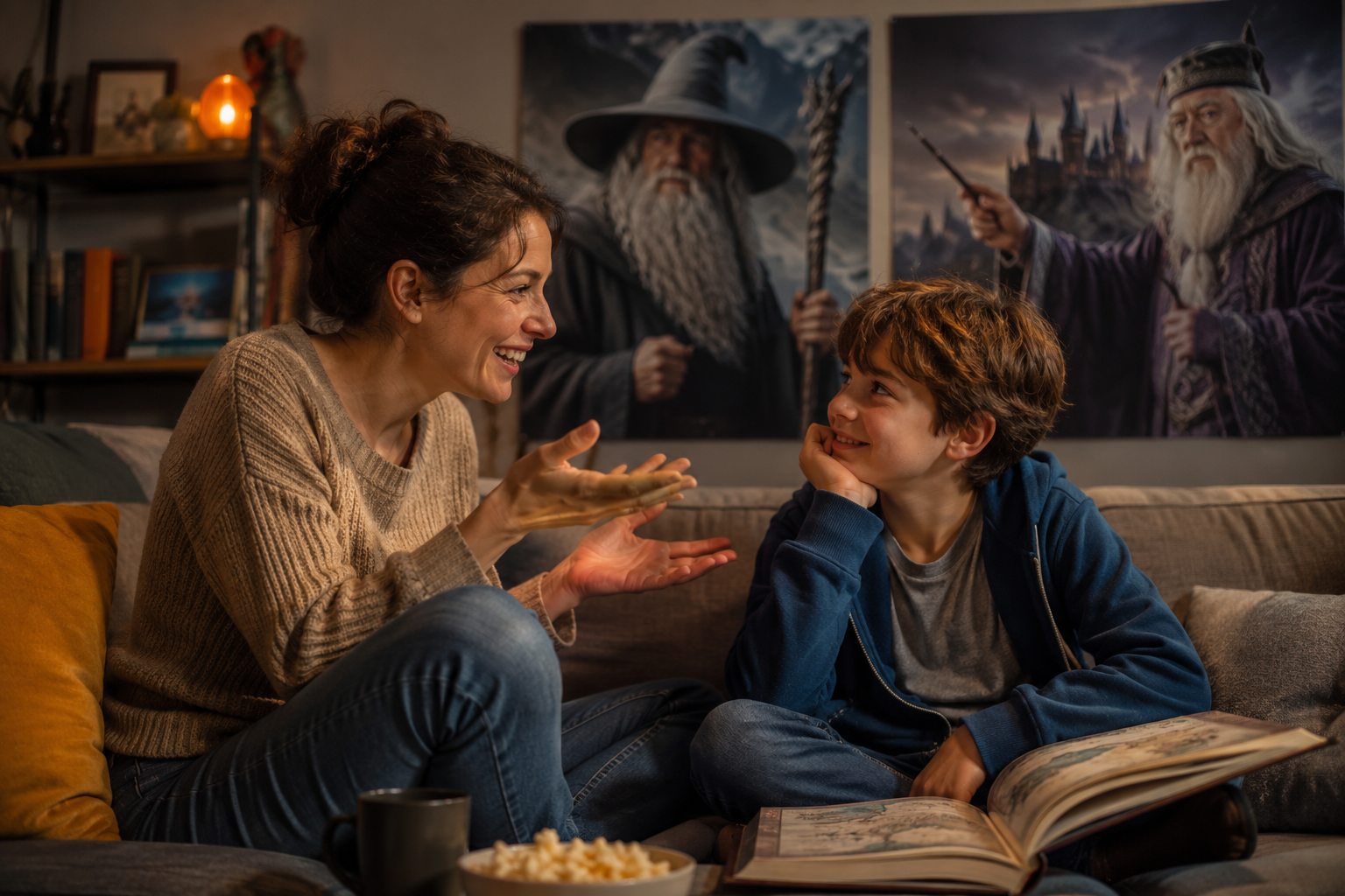 Gandalf nebo Brumbál? Jak využít oblíbené fantasy filmy k tomu, abyste se přiblížili svému dítěti